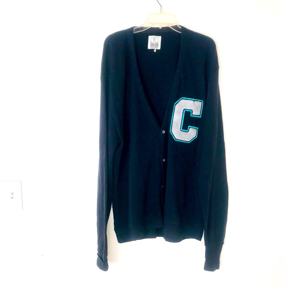 LF Furst of a Kind Vintage Lacoste Varsity Oversize Cardigan